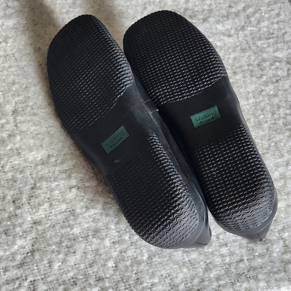 Walking cradles, comfortable square toe leather loafers color black size 9.5 - Picture 6 of 7